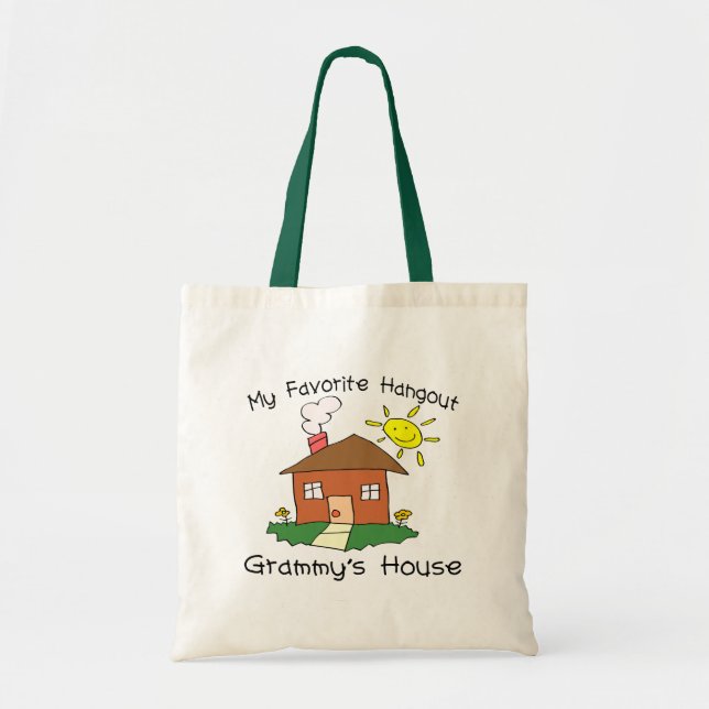 Favourite Hangout Grammy's House Tote Bag (Front)