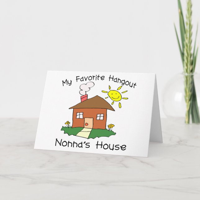 Favourite Hangout Nonna's House Card (Front)