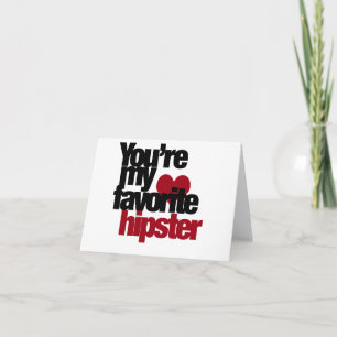 Favourite Hipster Card