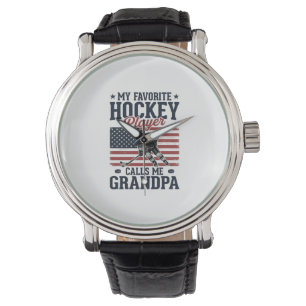 Favourite Hockey Player Calls Me Grandpa Vintage S Watch