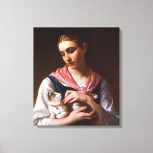 Favourite Kitten (Cute Kitty) Canvas Print