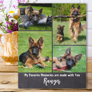 Favourite Memories - Pet Dog Photo Keepsake Plaque
