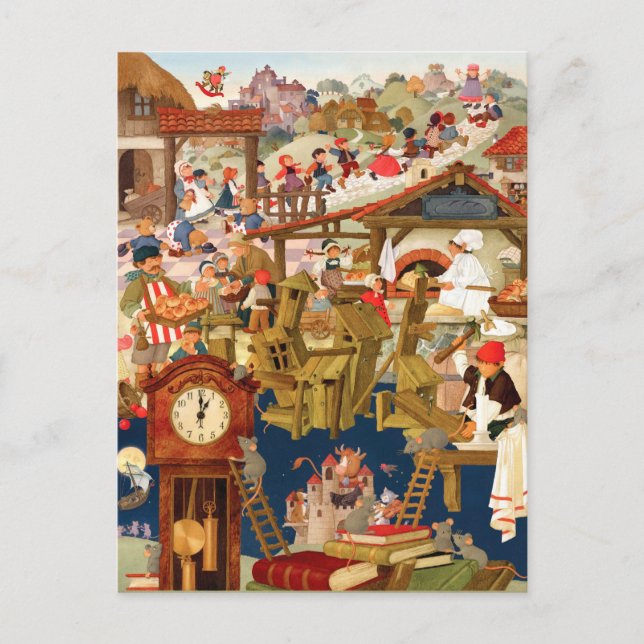 Favourite Nursery Rhymes Postcard (Front)