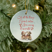 Favourite Online Find Bear Ornament Customised