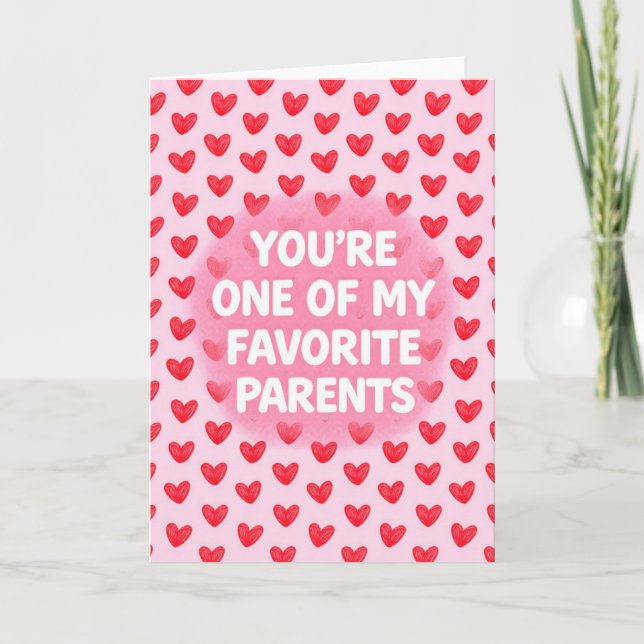 Favourite Parents Card (Front)