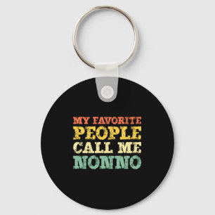 Favourite people call nonno vintage long sleeve key ring