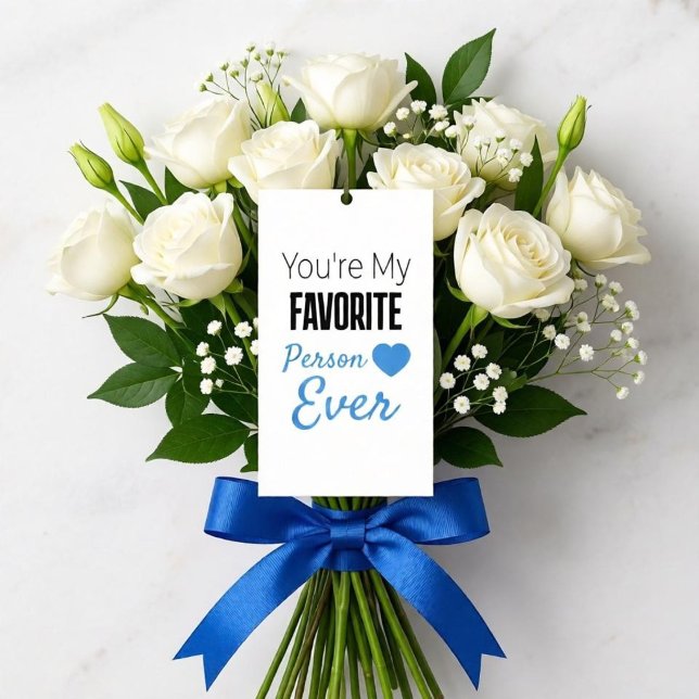Favourite person ever personalised enclosure card (Creator Uploaded)