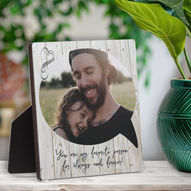 Favourite Person Talk Bubble Photo Keepsake Plaque (Creator Uploaded)