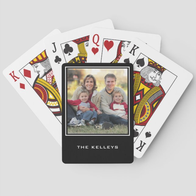 Favourite Photo Custom Playing Cards (Back)