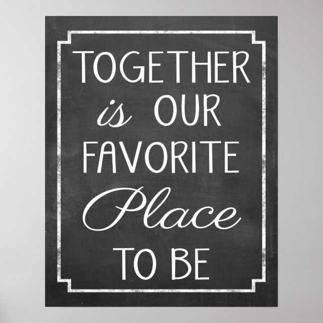 Favourite Place Poster (Front)