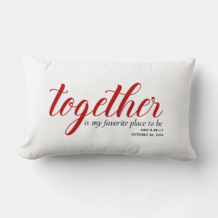 Favourite place to be Personalised Lumbar Cushion