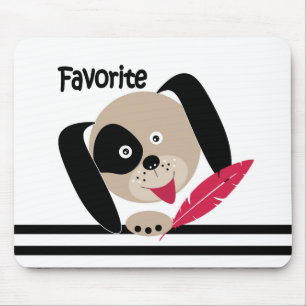 Favourite puppy mouse pad