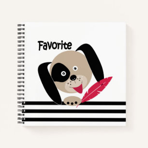 Favourite puppy notebook