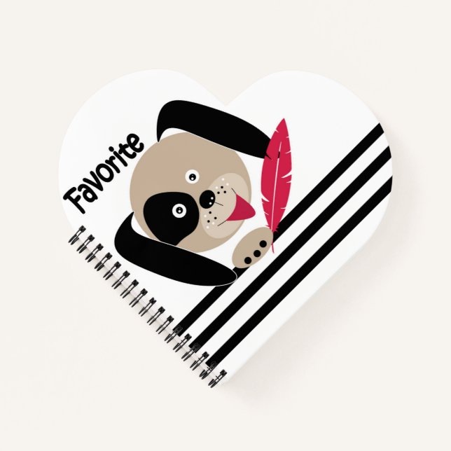 Favourite puppy notebook (Front)