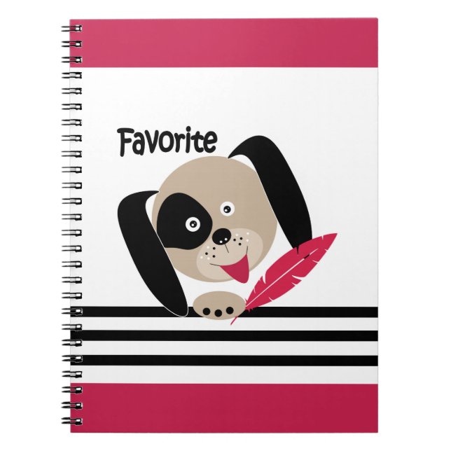 Favourite puppy notebook (Front)