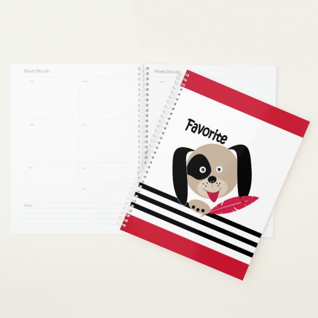 Favourite puppy planner (Display)