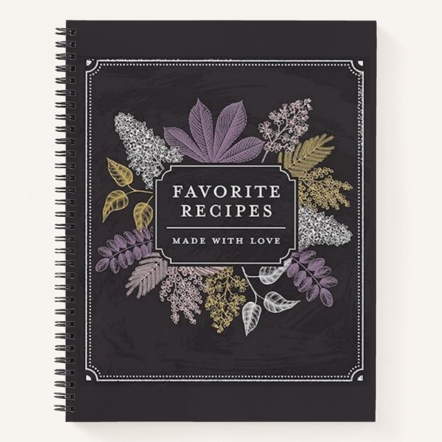 Favourite Recipes Notebook (Front)