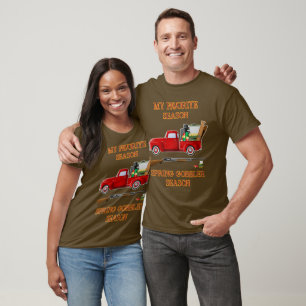 Favourite Season Spring Gobbler Season - Red Truck T-Shirt
