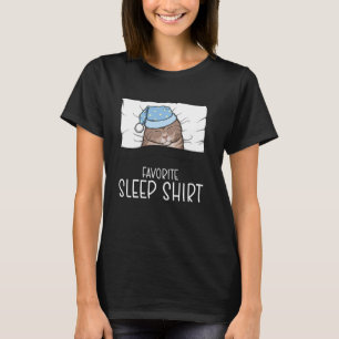 Favourite Sleep Shirt Scottish Fold Cat, Napping C