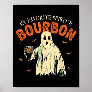 Favourite Spirit Is Funny Ghost Halloween Costume Poster