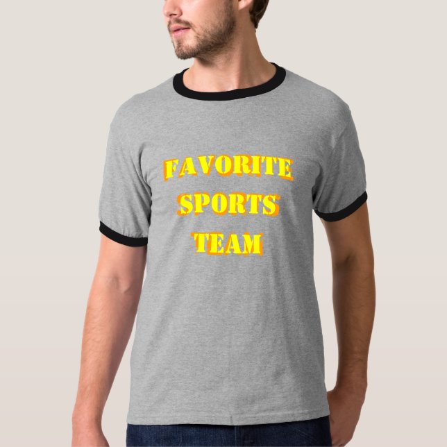 Favourite Sports Team Shirt (Front)
