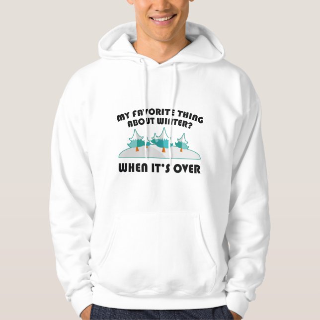Favourite Thing About Winter Hoodie (Front)