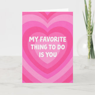 Favourite Thing Card