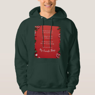 Favourite things acupuncture hoodie
