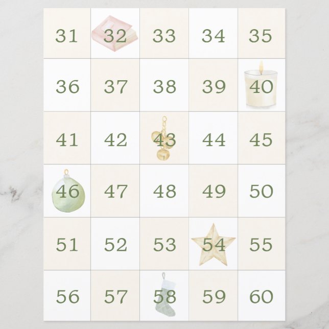 Favourite Things Gift Exchange Order Guests 31-60 (Front)