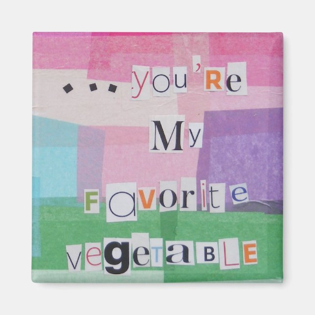 Favourite Vegetable Magnet (Front)