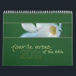 Favourite Verses of the Bible calendar 2011<br><div class="desc">Give an uplifting gift with this beautiful Christian calendar (2011). Featuring 12 favourite verses of the Bible and illustrated with stunning nature photographs, this calendar will encourage and build you up all year long. Express your faith in style! THE HOLY BIBLE, NEW INTERNATIONAL VERSION®, NIV® Copyright © 1973, 1978, 1984,...</div>
