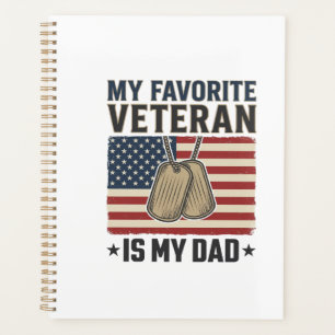 Favourite Veteran Dad Patriotic Dog Tags Design_1 Planner