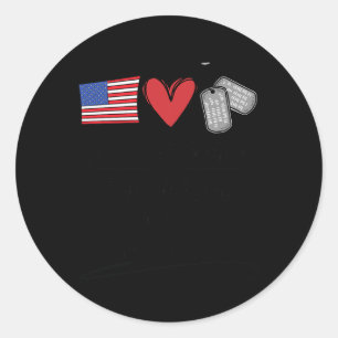Favourite Veteran Is My Papa Father Veterans Day K Classic Round Sticker