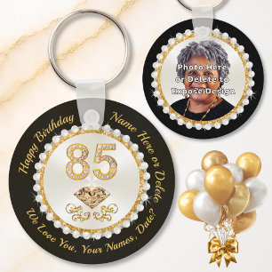 Favours for 85th Birthday Party, 85th Birthday, Key Ring