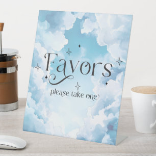 Favours Heaven Sent Baby Shower Pedestal Sign
