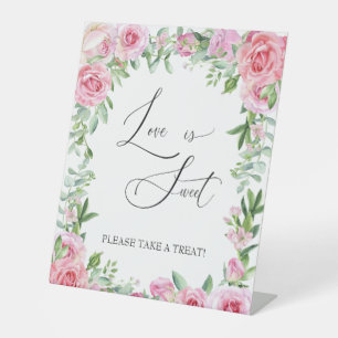 Favours Sign Blush Roses Bridal Treat