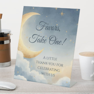 Favours, Take One! Baby Shower Table Sign 