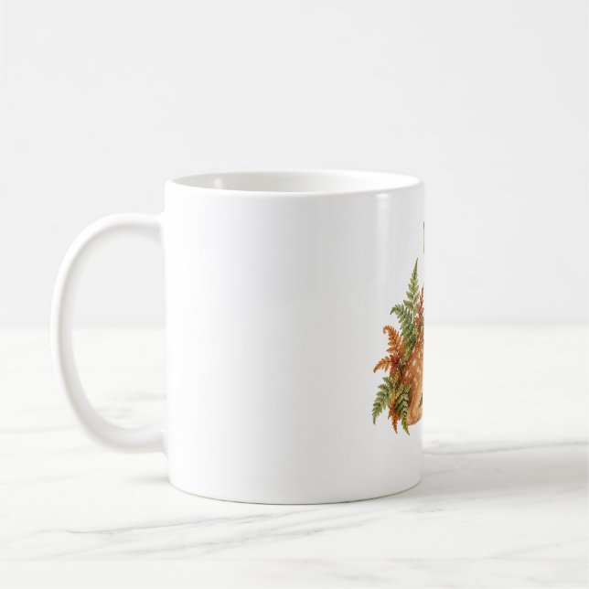 Fawn Among Ferns Coffee Mug (Left)