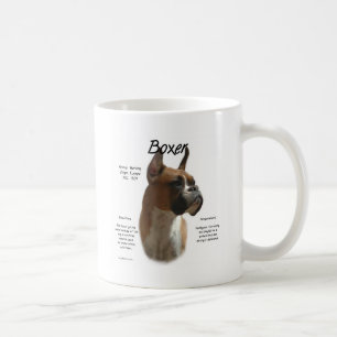 Fawn Boxer History  Coffee Mug