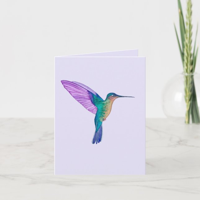 Fawn-breasted Brilliant Hummingbird Greeting Card (Front)
