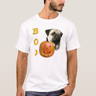 Fawn Coated Pug Boo T-Shirt