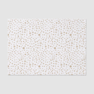 Fawn Confetti Watercolor Dots Tissue Paper