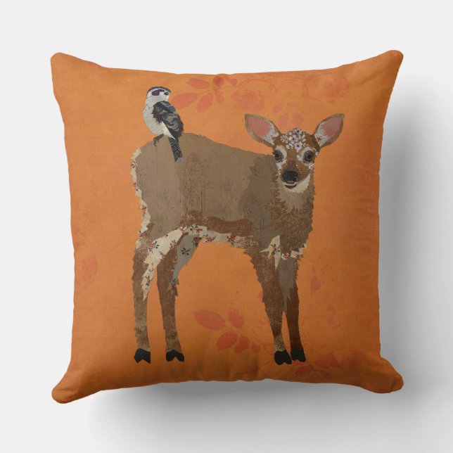 FAWN & FALCON CUSHION (Back)