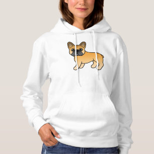 Fawn French Bulldog Cute Cartoon Dog Hoodie