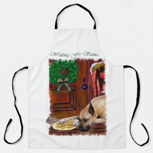 Fawn Great Dane Christmas Apron