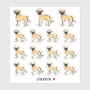 Fawn Great Dane Cute Cartoon Dogs