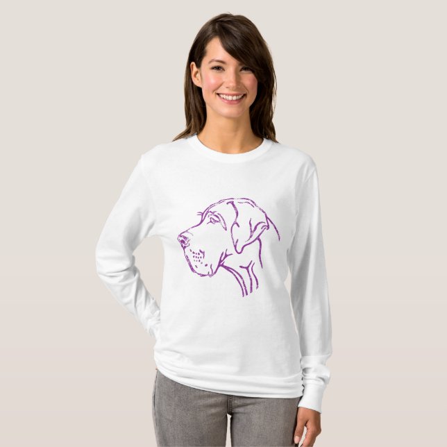 Fawn Great Dane T-Shirt (Front Full)