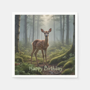 Fawn in the Forest Napkin