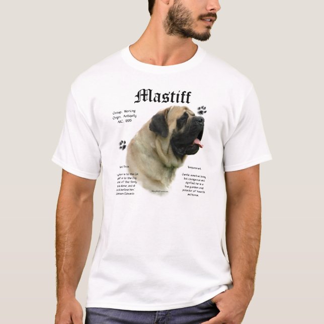 Fawn Mastiff History shirt (Front)