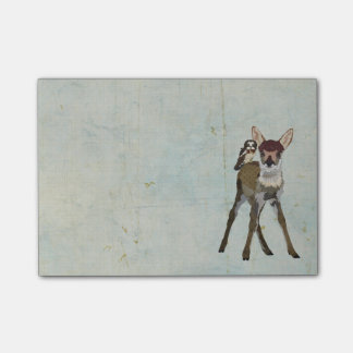 FAWN & OWL Post It Note